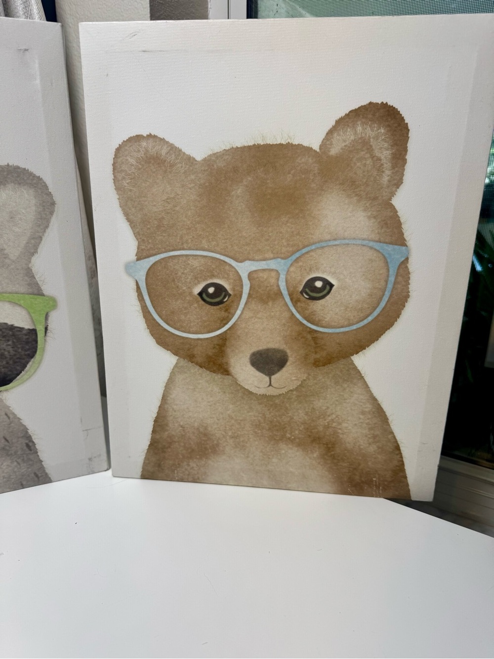 Hobby Lobby Trio of Woodland Animals in Glasses - Canvas Art Set, 11x15 - Picture 4 of 7